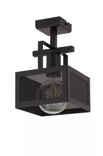 SIGMA LIGHTING 32178 ALBERT Loft Mennyezeti Lámpa Fekete E27 IP20