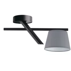   SIGMA LIGHTING 32219 OLE Ernyős Mennyezeti Lámpa Fekete, Szürke E27 IP20