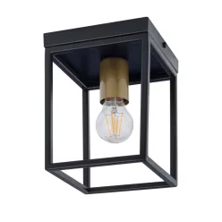   SIGMA LIGHTING 32223 VIGO Vintage Mennyezeti Lámpák Fekete, Arany E27 IP20