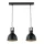 SIGMA LIGHTING 32258 MARS Többágú Függesztett Lámpa Fekete, Arany E27 IP20
