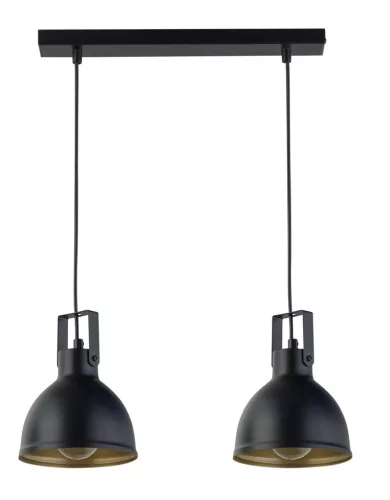 SIGMA LIGHTING 32258 MARS Többágú Függesztett Lámpa Fekete, Arany E27 IP20