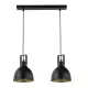 SIGMA LIGHTING 32258 MARS Többágú Függesztett Lámpa Fekete, Arany E27 IP20