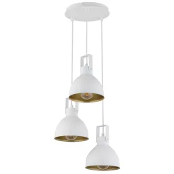  SIGMA LIGHTING 32261 MARS Többágú Függesztett Lámpa Fehér, Arany E27 IP20
