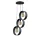 SIGMA LIGHTING 32282 HAPPY Többágú Függesztett Lámpa Fekete E27 IP20