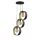 SIGMA LIGHTING 32285 HAPPY Többágú Függesztett Lámpa Fekete, Arany E27 IP20