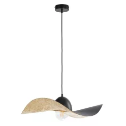   SIGMA LIGHTING 32347 KAPELLO Modern Függesztett Lámpa Fekete, Réz E27 IP20