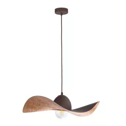   SIGMA LIGHTING 32352 KAPELLO Modern Függesztett Lámpa Barna, Réz E27 IP20