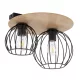 SIGMA LIGHTING 32355 CYBER Vintage Mennyezeti Lámpák Fekete, Tölgy E27 IP20