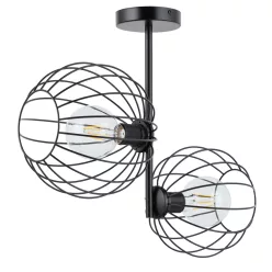   SIGMA LIGHTING 32362 CHERRY Vintage Mennyezeti Lámpák Fekete E27 IP20