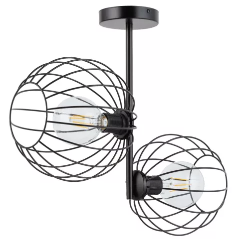 SIGMA LIGHTING 32362 CHERRY Vintage Mennyezeti Lámpák Fekete E27 IP20