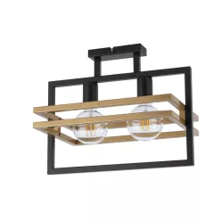   SIGMA LIGHTING 32401 MERCI Loft Mennyezeti Lámpa Fekete, Arany E27 IP20
