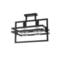  SIGMA LIGHTING 32403 MERCI Loft Mennyezeti Lámpa Fekete E27 IP20
