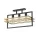 SIGMA LIGHTING 32404 MERCI Loft Mennyezeti Lámpa Fekete, Arany E27 IP20
