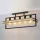 SIGMA LIGHTING 32407 MERCI Loft Mennyezeti Lámpa Fekete, Arany E27 IP20