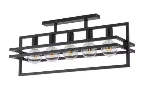 SIGMA LIGHTING 32409 MERCI Loft Mennyezeti Lámpa Fekete E27 IP20