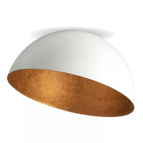 SIGMA 32459 SFERA Glamour Mennyezeti Lámpa Fehér, Réz E27 IP20