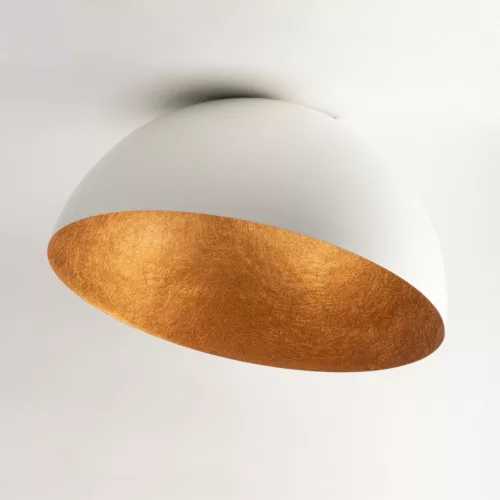 SIGMA 32461 SFERA Glamour Mennyezeti Lámpa Fehér, Réz E27 IP20