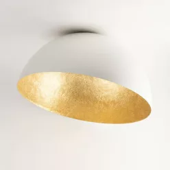   SIGMA 32466 SFERA Glamour Mennyezeti Lámpa Fehér, Arany E27 IP20