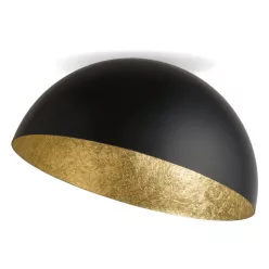   SIGMA LIGHTING 32474 SFERA Loft Mennyezeti Lámpa Fekete, Arany E27 IP20