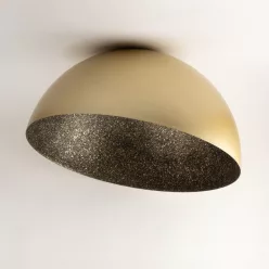   SIGMA LIGHTING 32481 SFERA Loft Mennyezeti Lámpa Fekete, Arany E27 IP20