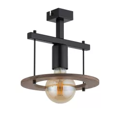   SIGMA LIGHTING 32486 COFFE Loft Mennyezeti Lámpa Barna, Fekete E27 IP20