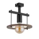 SIGMA LIGHTING 32486 COFFE Loft Mennyezeti Lámpa Barna, Fekete E27 IP20