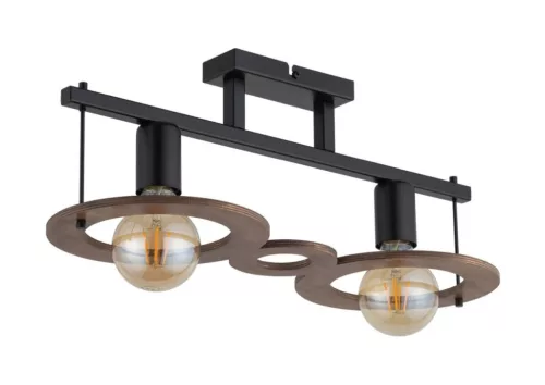 SIGMA LIGHTING 32487 COFFE Loft Mennyezeti Lámpa Barna, Fekete E27 IP20
