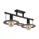 SIGMA LIGHTING 32487 COFFE Loft Mennyezeti Lámpa Barna, Fekete E27 IP20