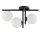 SIGMA LIGHTING 33286 ANDY Loft Mennyezeti Lámpa Fehér, Fekete G9 IP20
