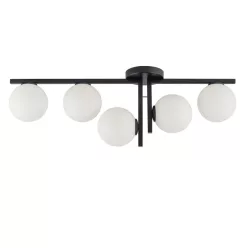   SIGMA LIGHTING 33287 ANDY Loft Mennyezeti Lámpa Fehér, Fekete G9 IP20