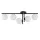 SIGMA LIGHTING 33287 ANDY Loft Mennyezeti Lámpa Fehér, Fekete G9 IP20