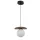 SIGMA LIGHTING 33297 MIRROR Glamour Függesztett Lámpa Barna, Fekete G9 IP20
