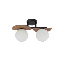   SIGMA LIGHTING 33301 MIRROR Modern Mennyezeti Lámpa Barna, Fekete G9 IP20
