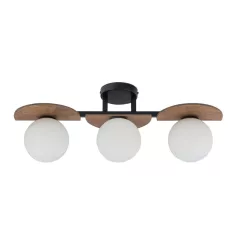   SIGMA LIGHTING 33302 MIRROR Japandi Mennyezeti Lámpa Barna, Fekete G9 IP20