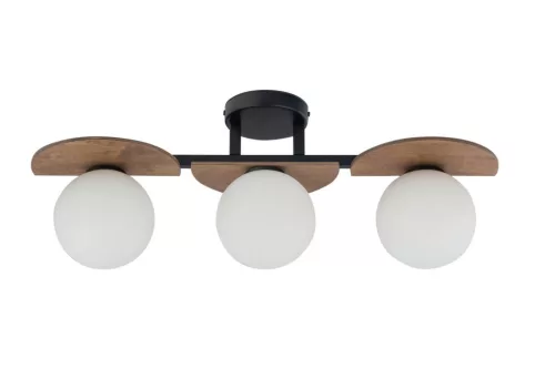SIGMA LIGHTING 33302 MIRROR Japandi Mennyezeti Lámpa Barna, Fekete G9 IP20