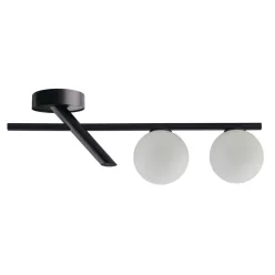   SIGMA LIGHTING 33325 ZOE Loft Mennyezeti Lámpa Fehér, Fekete G9 IP20