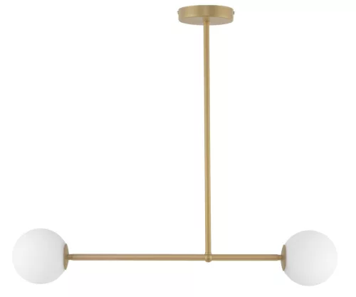 SIGMA LIGHTING 33331 GAMA Glamour Függesztett Lámpa Fehér, Arany G9 IP20