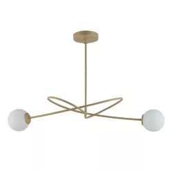   SIGMA LIGHTING 33355 VELVET Mennyezeti Csillár Fehér, Arany G9 IP20