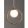 SIGMA LIGHTING 33409 AQUA Glamour Függesztett Lámpa Fehér, Arany G9 IP20