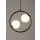 SIGMA LIGHTING 33410 AQUA Glamour Függesztett Lámpa Fehér, Fekete G9 IP20