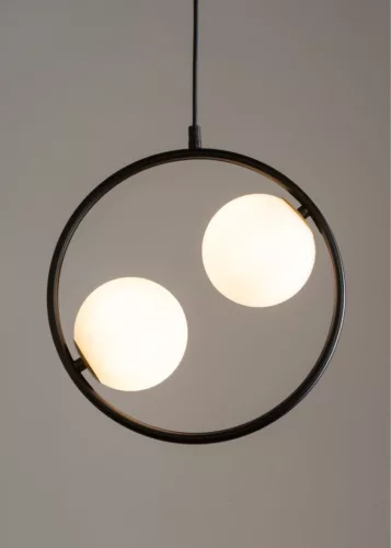 SIGMA LIGHTING 33410 AQUA Glamour Függesztett Lámpa Fehér, Fekete G9 IP20