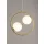 SIGMA LIGHTING 33412 AQUA Glamour Függesztett Lámpa Fehér, Arany G9 IP20