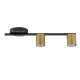 SIGMA LIGHTING 33432 SKY Loft Mennyezeti Lámpa Fekete, Arany GU10 IP20