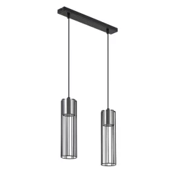   SIGMA LIGHTING 33451 FOBIA Többágú Függesztett Lámpa Fekete, Ezüst GU10 IP20