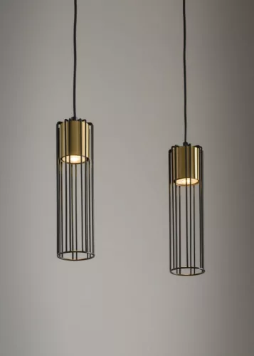 SIGMA LIGHTING 33452 FOBIA Többágú Függesztett Lámpa Fekete, Arany GU10 IP20