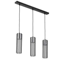   SIGMA LIGHTING 33454 FOBIA Többágú Függesztett Lámpa Fekete, Ezüst GU10 IP20