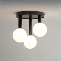  SIGMA 33484 PERLA Glamour Mennyezeti Lámpa Fehér, Fekete G9 IP20