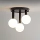 SIGMA 33484 PERLA Glamour Mennyezeti Lámpa Fehér, Fekete G9 IP20