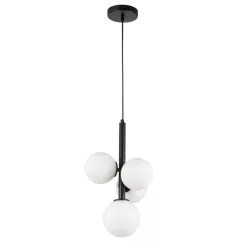   SIGMA LIGHTING 33487 PERLA Modern Függesztett Lámpa Fehér, Fekete G9 IP20