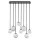 SIGMA LIGHTING 33495 TULIA Kristály Mennyezeti Lámpa Fehér, Fekete G9 IP20